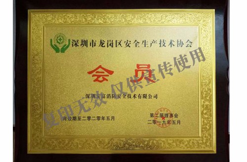 深圳市龍崗區(qū)安全生產(chǎn)技術(shù)協(xié)會(huì)會(huì)員