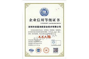 企業(yè)信用等級(jí)證書